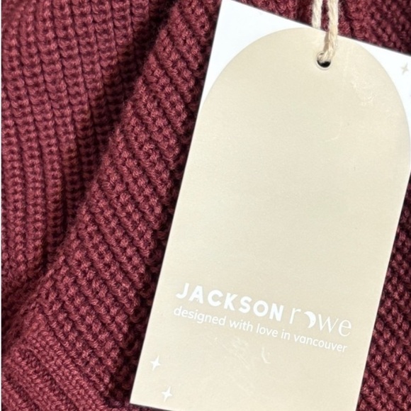 Burgundy!🌺 NWT L Jackson Rowe Supermoon longline open cardigan duster cotton mix - Picture 9 of 11